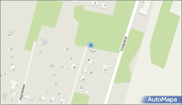 Piekoszów, Poziomkowa, 40, mapa Piekoszów