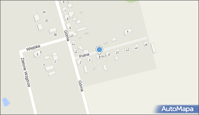 Pieniężno, Polna, 6, mapa Pieniężno