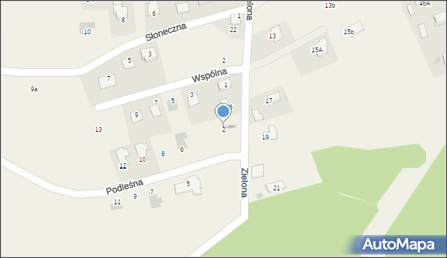 Piła Kościelecka, Podleśna, 2, mapa Piła Kościelecka