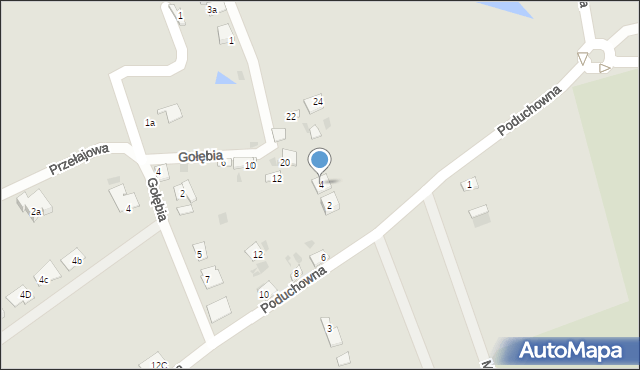 Piotrków Kujawski, Poduchowna, 4, mapa Piotrków Kujawski