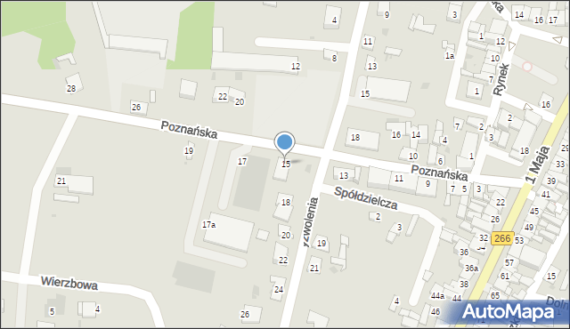 Piotrków Kujawski, Poznańska, 15, mapa Piotrków Kujawski