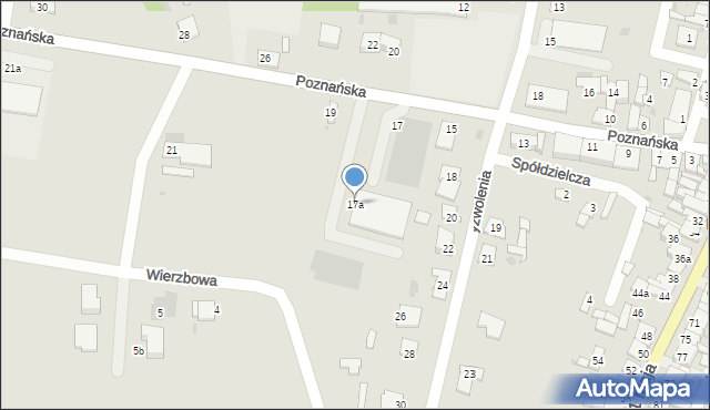 Piotrków Kujawski, Poznańska, 17a, mapa Piotrków Kujawski