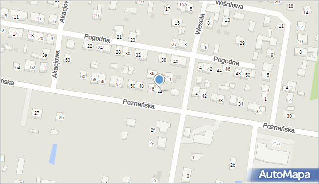 Piotrków Kujawski, Poznańska, 44, mapa Piotrków Kujawski