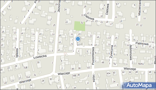 Piotrków Trybunalski, Porzeczkowa, 4, mapa Piotrków Trybunalski