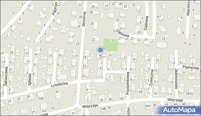 Piotrków Trybunalski, Porzeczkowa, 9, mapa Piotrków Trybunalski