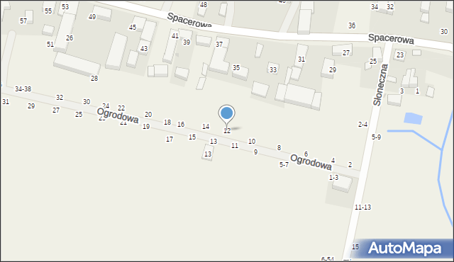 Piotrkowiczki, Pocztowa, 12, mapa Piotrkowiczki