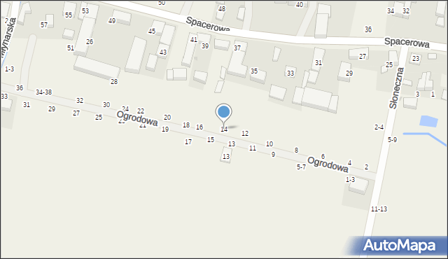 Piotrkowiczki, Pocztowa, 14, mapa Piotrkowiczki