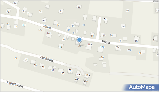 Pisarzowice, Polna, 18, mapa Pisarzowice