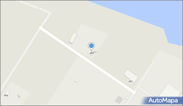 Płock, Popłacińska, 46b, mapa Płock