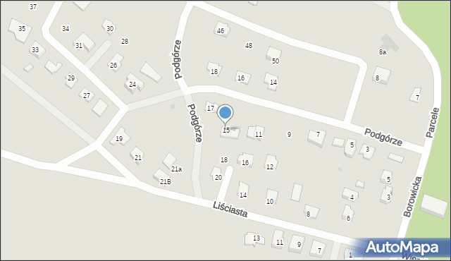 Płock, Podgórze, 15, mapa Płock