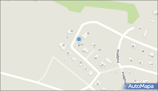 Płock, Podgórze, 34, mapa Płock