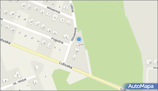 Płoty, Pogodna, 2, mapa Płoty