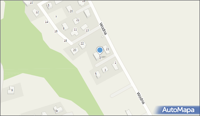 Płoty, Potokowa, 2, mapa Płoty