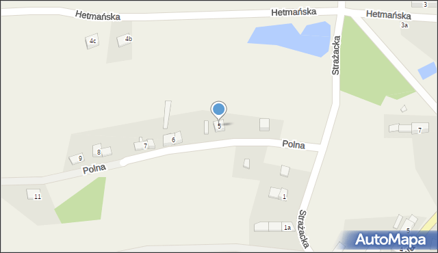 Pobiedna, Polna, 5, mapa Pobiedna