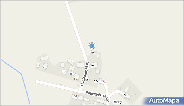 Pobiednik Mały, Pobiednik Mały, 76e, mapa Pobiednik Mały