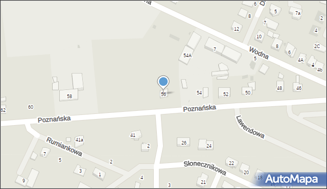 Pobiedziska, Poznańska, 56, mapa Pobiedziska