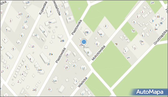 Pobierowo, Powstańców, 17, mapa Pobierowo