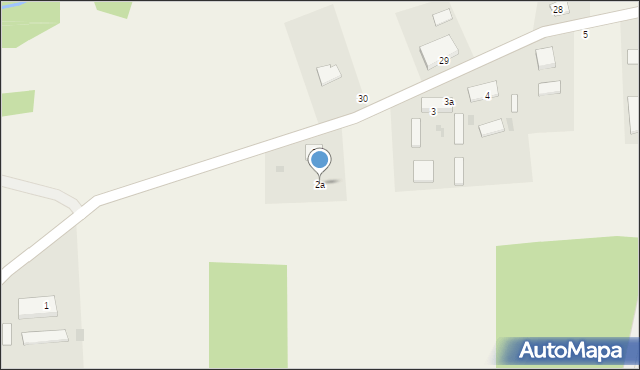 Poborowo, Poborowo, 2a, mapa Poborowo