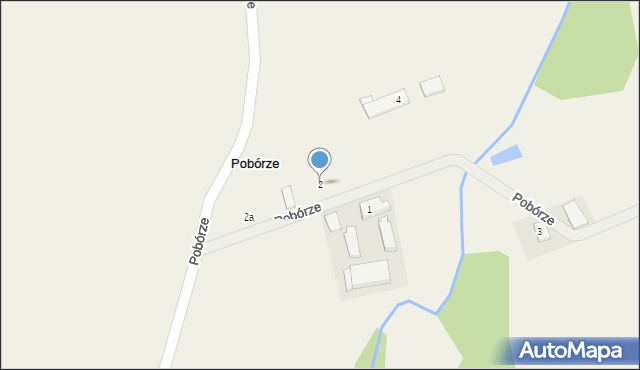 Pobórze, Pobórze, 2, mapa Pobórze