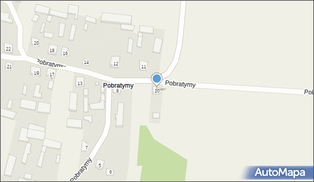 Pobratymy, Pobratymy, 10, mapa Pobratymy