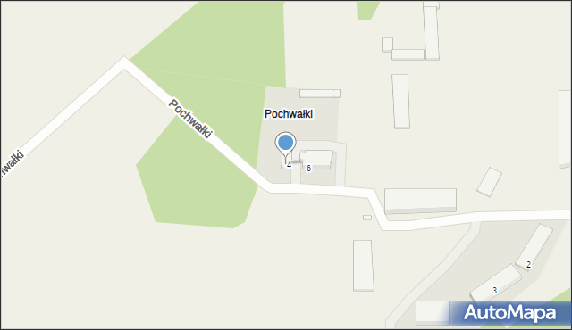 Pochwałki, Pochwałki, 8, mapa Pochwałki