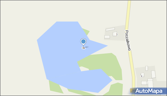 Poczałkowo, Poczałkowo, 3a, mapa Poczałkowo