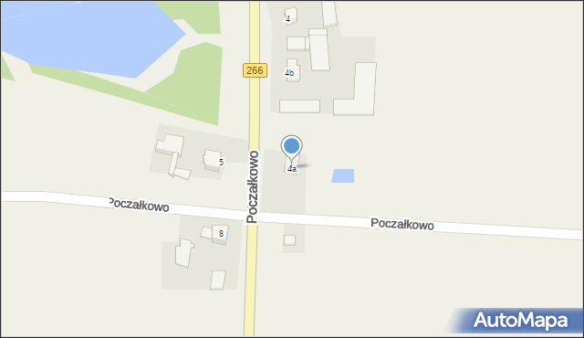 Poczałkowo, Poczałkowo, 4a, mapa Poczałkowo