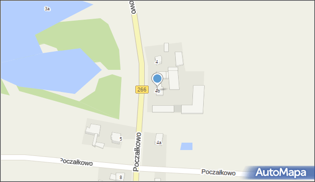 Poczałkowo, Poczałkowo, 4b, mapa Poczałkowo