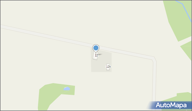 Poczernin, Poczernin, 12, mapa Poczernin