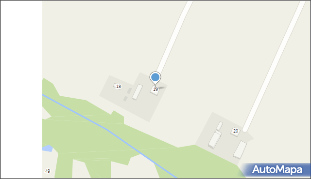 Poczernin, Poczernin, 19, mapa Poczernin