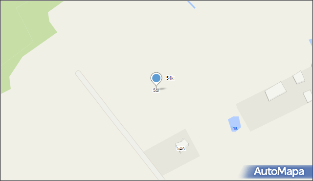 Poczernin, Poczernin, 54l, mapa Poczernin