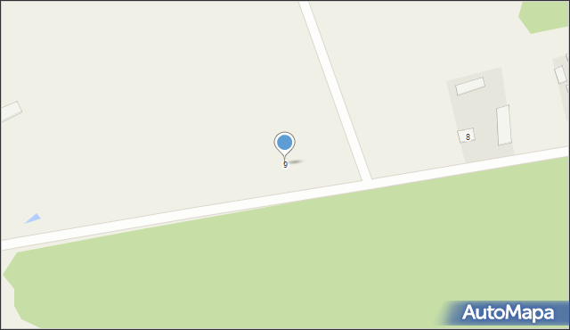 Podbagny, Podbagny, 9, mapa Podbagny