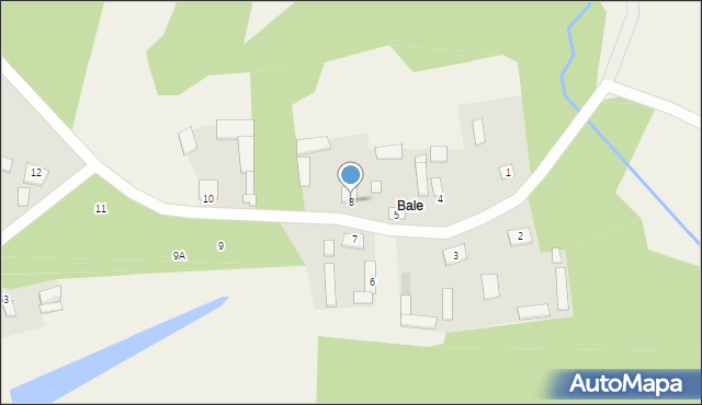 Podbale, Podbale, 8, mapa Podbale