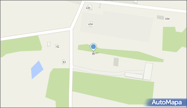 Podbiele, Podbiele, 60, mapa Podbiele