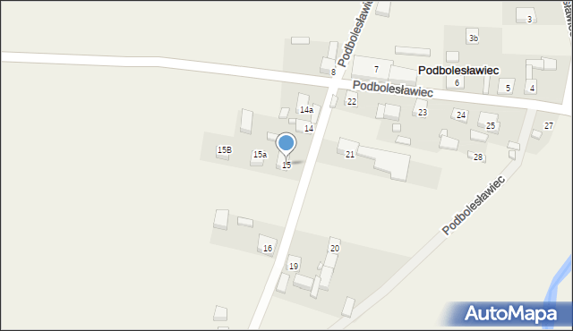 Podbolesławiec, Podbolesławiec, 15, mapa Podbolesławiec