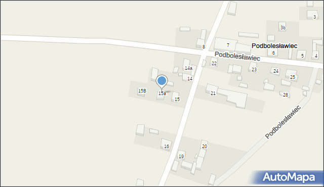 Podbolesławiec, Podbolesławiec, 15a, mapa Podbolesławiec