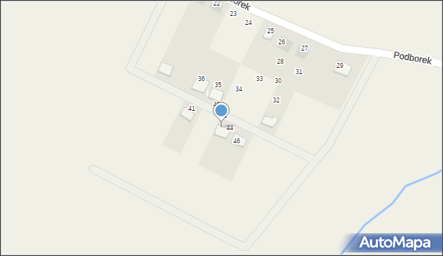 Podborek, Podborek, 45, mapa Podborek