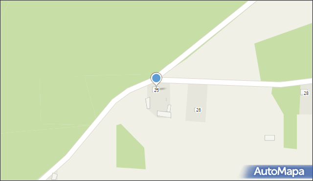 Podborze, Podborze, 25, mapa Podborze