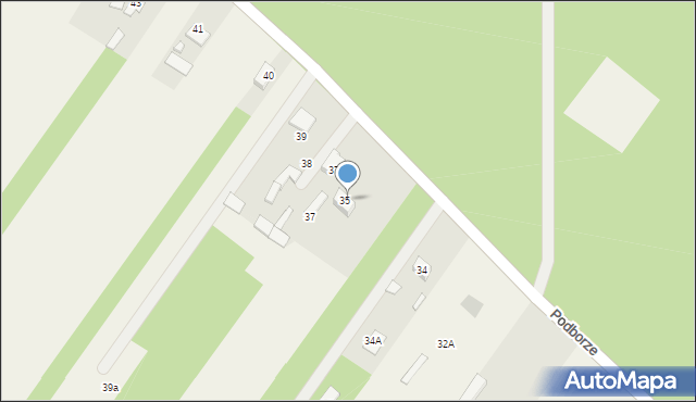 Podborze, Podborze, 36, mapa Podborze