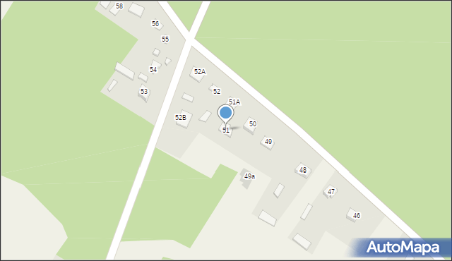 Podborze, Podborze, 51, mapa Podborze