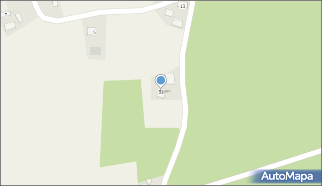 Podborze, Podborze, 53, mapa Podborze