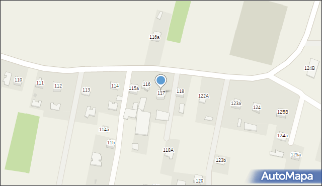 Podborze, Podborze, 117, mapa Podborze