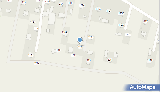 Podborze, Podborze, 128, mapa Podborze