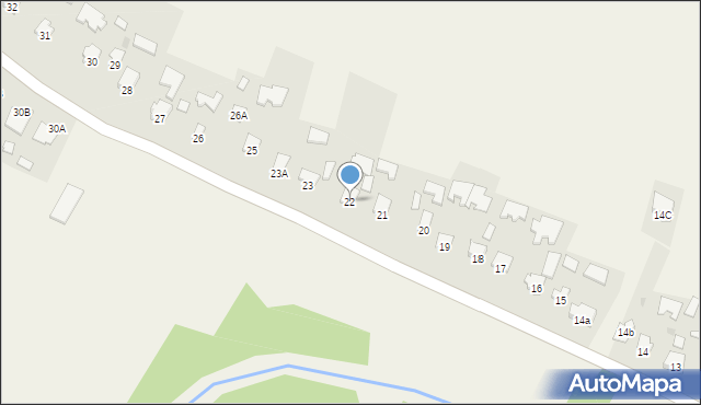 Podborze, Podborze, 22, mapa Podborze