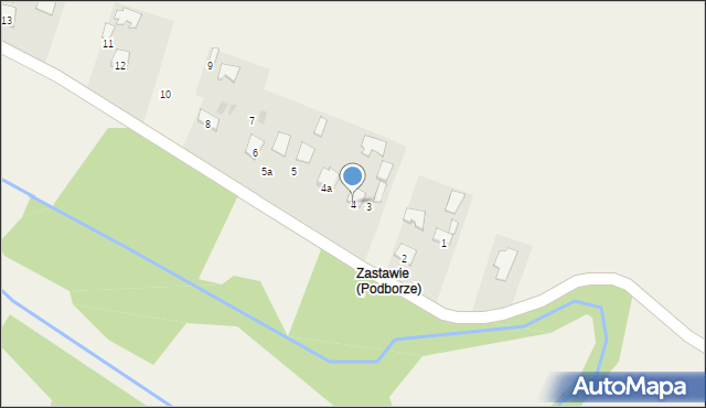 Podborze, Podborze, 4, mapa Podborze