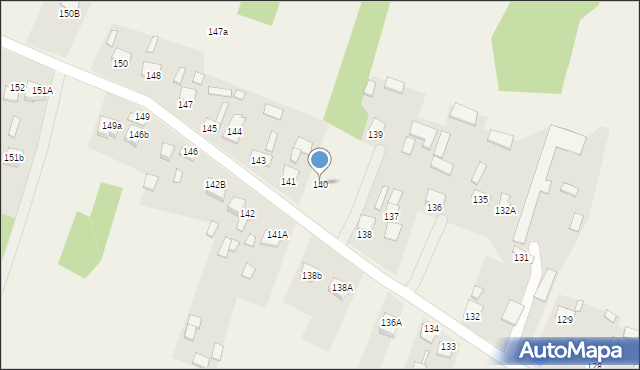 Podchojny, Podchojny, 140, mapa Podchojny