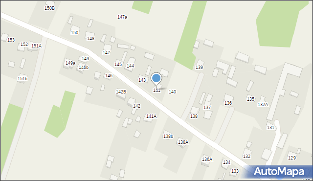 Podchojny, Podchojny, 141, mapa Podchojny