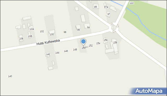 Podciernie, Podciernie, 150, mapa Podciernie