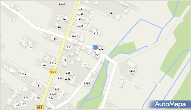 Podczerwone, Podczerwone, 139, mapa Podczerwone