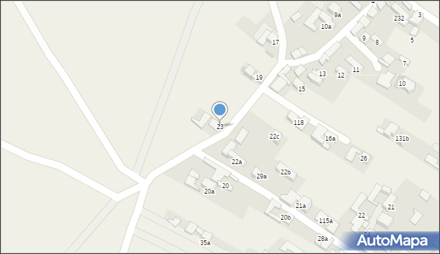 Podczerwone, Podczerwone, 23, mapa Podczerwone